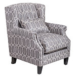 Кресло Henry Armchair grey velour варинант исполнения - 1 | Loft Concept в Омске