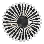 Потолочный светильник круглый с стеклянными бусинами Uniformity варинант исполнения - 1 | Loft Concept в Омске