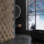 Гипсовая 3D панель с принтографией PM-30 варинант исполнения - 2 | Loft Concept в Омске