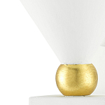 Бра с бело-золотыми плафоном в форме конуса Light Source варинант исполнения - 1 | Loft Concept в Омске