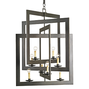 Люстра из пересекающихся квадратных элементов Intersecting Squares