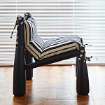 Кресло черно-белое со съемными подушками Celebrity варинант исполнения - 6 | Loft Concept в Омске