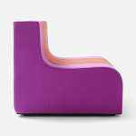 Дизайнерское кресло зеленое Poltronova Sofo Verosa Green Pink Armchair варинант исполнения - 7 | Loft Concept в Омске