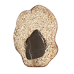 Бра с волнообразным стеклянным плафоном и вставкой из мрамора Liquid Stone варинант исполнения - 6 | Loft Concept в Омске