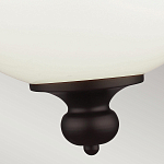 Подвесной светильник с белым стеклянным плафоном в форме шара на цепи Feiss варинант исполнения - 5 | Loft Concept в Омске