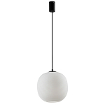 Подвесной светильник со стеклянным рельефным плафоном белый Perforated Glass 25 варинант исполнения - 2 | Loft Concept в Омске