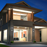 Настенный фонарь уличный прямоугольный черного цвета со стеклом с пузырьками Eurofase варинант исполнения - 6 | Loft Concept в Омске