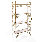 Стеллаж металлический с птичками Primavera варинант исполнения - 2 | Loft Concept в Омске