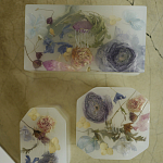 Шкатулка из эпоксидной смолы с цветами белая Epoxy Resin Flowers Box White варинант исполнения - 3 | Loft Concept в Омске
