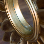 Зеркало-солнце с золотыми с лучами Rays of Peace варинант исполнения - 2 | Loft Concept в Омске