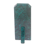 Часы погон ВС подарочные настольные из натурального камня Змеевик Military Clock варинант исполнения - 15 | Loft Concept в Омске