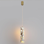 Подвесной светильник с цилиндрическим белым бетонным плафоном Terrazzo Light варинант исполнения - 4 | Loft Concept в Омске