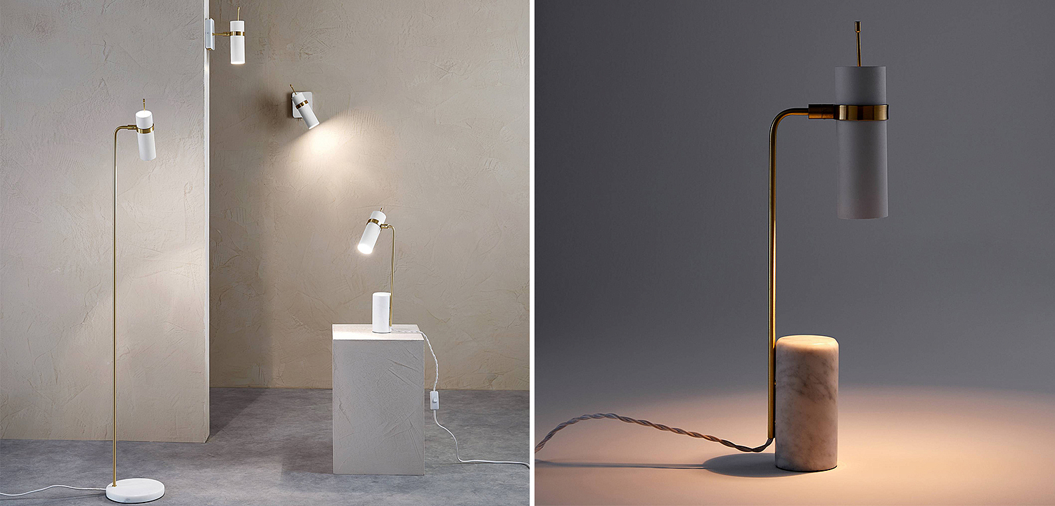 Настольная лампа Detlef Table lamp white marble - Loft-Concept в Омске