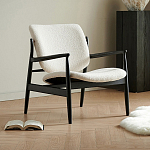 Кресло с каркасом и ножками из древесины и мягкими сиденьем и спинкой Venice варинант исполнения - 6 | Loft Concept в Омске