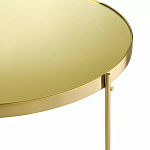 Кофейный столик овальный золотой Modern Mirror Gold Table варинант исполнения - 3 | Loft Concept в Омске