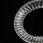 Люстра круглая с прозрачной хрустальной рамкой Maude Crystal Light варинант исполнения - 8 | Loft Concept в Омске