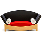 Дизайнерский диван с двумя подушками-валиками Poltronova Mitzi Sofa варинант исполнения - 1 | Loft Concept в Омске