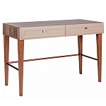 Стол письменный из массива бука с 2-мя ящиками бежевый Wenge Light варинант исполнения - 1 | Loft Concept в Омске