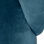 Барный стул вращающийся со спинкой Синий Велюр Vendramin Chair варинант исполнения - 3 | Loft Concept в Омске