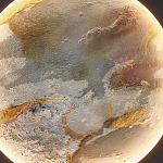 Бра в форме диска черного цвета Borders of Black варинант исполнения - 3 | Loft Concept в Омске