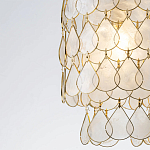 Подвесной светильник с декором из натуральной морской ракушки Iridescent Light варинант исполнения - 4 | Loft Concept в Омске