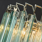 Дизайнерская люстра AQUA Blue Lagoon бирюзовое стекло несколько ярусов варинант исполнения - 4 | Loft Concept в Омске