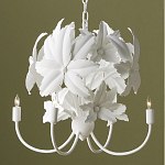 Люстра белая в виде цветков шиповника White Rosehip Flower варинант исполнения - 3 | Loft Concept в Омске