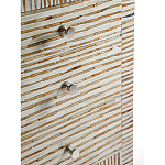 Тумбочка прикроватная Bogense Bone Inlay Bedside Beige варинант исполнения - 3 | Loft Concept в Омске