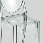 Прозрачный стул с серым оттенком LOUIS GHOST CHAIR варинант исполнения - 7 | Loft Concept в Омске