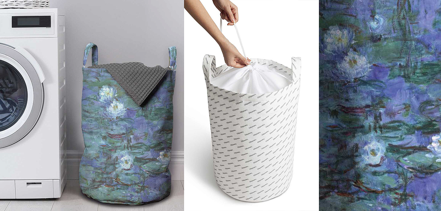 Корзина Lilies Impressionism Basket Корзина Lilies Impressionism Basket - Loft-Concept в Омске