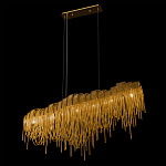 Люстра подвесная с металлическими дугами и длинными цепочками 115 см Atlantis Chain варинант исполнения - 7 | Loft Concept в Омске