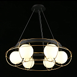 Люстра подвесная круглая с белыми плафонами Martin варинант исполнения - 3 | Loft Concept в Омске