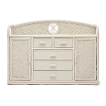 Комод из натурального ротанга Weavella белый варинант исполнения - 1 | Loft Concept в Омске