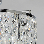 Потолочный светильник круглый с прозрачными подвесками Lunet варинант исполнения - 13 | Loft Concept в Омске