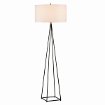 Торшер с основанием конической формы и тканевым абажуром Unusual варинант исполнения - 1 | Loft Concept в Омске