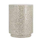 Приставной столик с рисунком из раковин устриц Bone Inlay варинант исполнения - 2 | Loft Concept в Омске