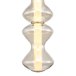 Подвесной светильник светодиодный с стеклянным волнообразным плафоном Amphora of Light варинант исполнения - 4 | Loft Concept в Омске