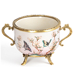 Фарфоровая чаша с бронзовыми элементами Eden Garden варинант исполнения - 1 | Loft Concept в Омске