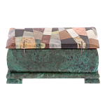 Шкатулка с мозаикой из натуральных камней Stone Casket варинант исполнения - 4 | Loft Concept в Омске
