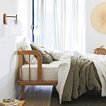 Кровать из массива дуба с пружинным блоком Mateta варинант исполнения - 8 | Loft Concept в Омске