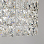 Потолочный светильник круглый с прозрачными подвесками Lunet варинант исполнения - 14 | Loft Concept в Омске