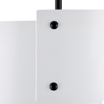 Потолочный светильник круглый светодиодный Semicircular White Panels белый варинант исполнения - 1 | Loft Concept в Омске