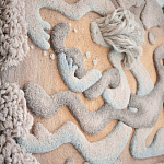 Тканый вручную монументальный настенный гобелен Soft Inception варинант исполнения - 2 | Loft Concept в Омске