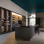 Кухонный гарнитур из массива дуба и камня Ratio Dada Engenereed варинант исполнения - 1 | Loft Concept в Омске