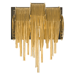 Бра с перфорированными металлическими дугами и цепочками 22 см Atlantis Chain варинант исполнения - 3 | Loft Concept в Омске