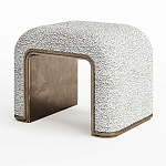 Пуф Forli с элегантной латунной вставкой варинант исполнения - 1 | Loft Concept в Омске