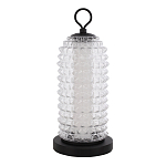 Настольная лампа с прозрачным факутрным стеклянным плафоном Sonora варинант исполнения - 2 | Loft Concept в Омске