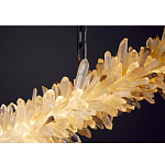 Люстра линейная светодиодная из необработанных кристаллов Mountain Comet варинант исполнения - 1 | Loft Concept в Омске