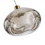 Подвесной светильник с прозрачным стеклянным плафоном округлой формы Effervia  варинант исполнения - 8 | Loft Concept в Омске