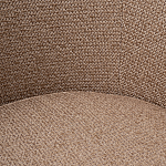 Кресло вращающееся черно-золотая рогожка Julia Armchair Golden Belt варинант исполнения - 4 | Loft Concept в Омске